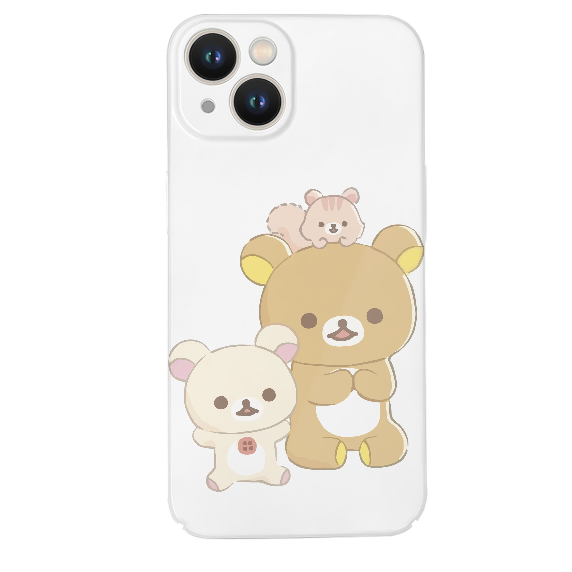 （画像用） リラックマ リラックマ キイロイトリ Rilakkuma Korilakkuma Kiiroitori 【iPhone 14シリーズ対応】ハードケース